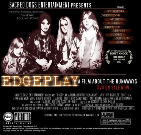 edgeplay|Edgeplay: A Film About the Runaways